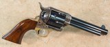 **SOLD**
Uberti 1873 Cattleman Single Action Revolver Chambered in .45 Colt Caliber **Brass - Walnut - Case Color Hardened** - 2 of 14