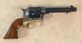 **SOLD**
Uberti 1873 Cattleman Single Action Revolver Chambered in .45 Colt Caliber **Brass - Walnut - Case Color Hardened** - 14 of 14