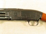 ** SOLD ** Winchester Model 12 Pigeon Grade Trap, Engraved with Extra Grade Walnut, 12 Gauge - 7 of 19
