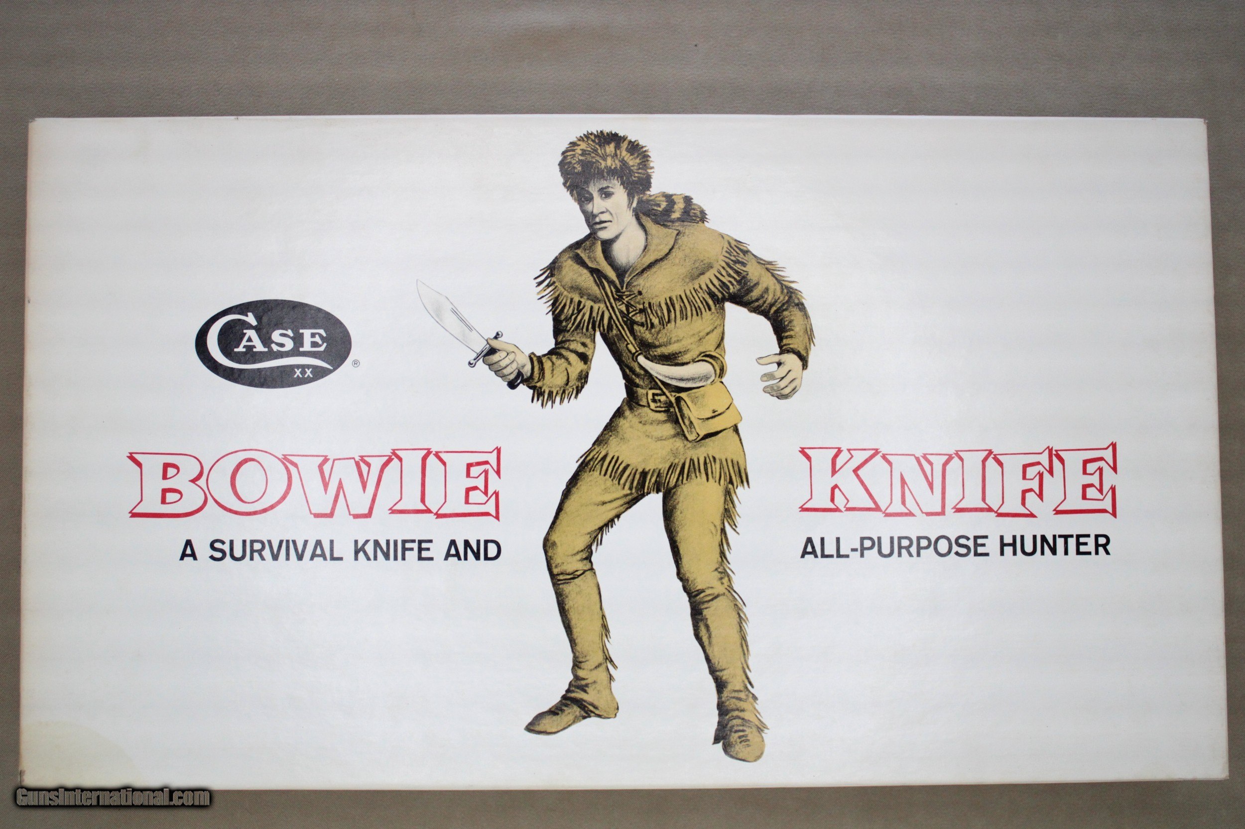 SOLD****1980 Vintage Case XX 1836 Bowie Hunter Survival Knife