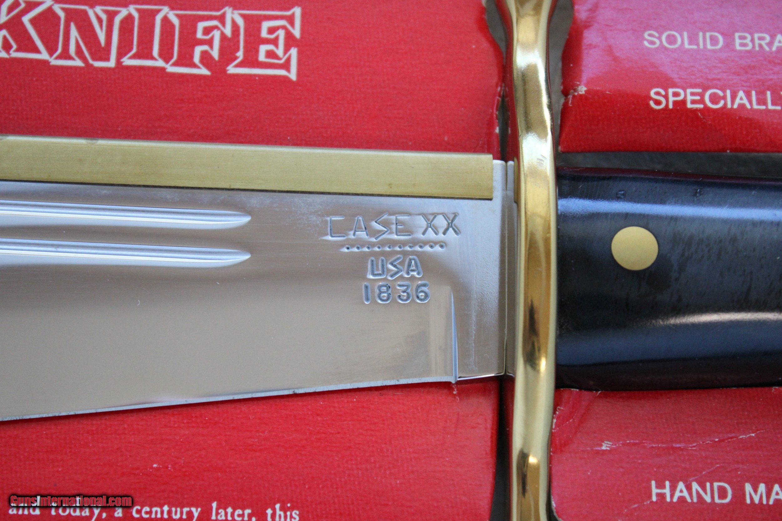 SOLD****1980 Vintage Case XX 1836 Bowie Hunter Survival Knife