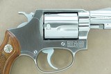 **SOLD** 1979-80 Vintage Smith & Wesson Model 60 Stainless Chief's Special .38 Special Revolver** Excellent Condition Inside and Out ** - 7 of 25
