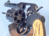 **SOLD** Colt Official Police Revolver Chambered in .38 Special Caliber **Cool Retro Stag Grips - Mfg 1940** - 11 of 14