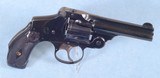 ** SOLD ** Smith & Wesson Hammerless Double Action Revolver Chambered in .38 SW Caliber **Fourth Model - Two Sets of Grips** - 3 of 8
