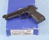 Beretta Model 92FS Semi Auto Pistol Chambered in 9mm **Mint and Unfired - 1 of 10