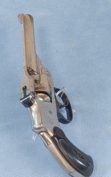 Smith & Wesson Double Action 3rd Model Safety Hammerless Revolver Chambered in .32 SW **Break Action - Retains Much of the Nickel Finish** - 3 of 10