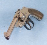 Smith & Wesson Double Action 3rd Model Safety Hammerless Revolver Chambered in .32 SW **Break Action - Retains Much of the Nickel Finish** - 8 of 10
