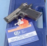 ** SOLD ** Colt Defender Combat Elite 1911 Semi Auto Pistol Chambered in 9mm **NIB/Unfired - Night Fision Night Sights** - 12 of 12