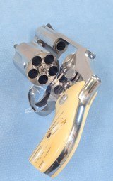 ***SOLD***Smith & Wesson Model 640-1 Revolver Chambered in .357 Magnum Caliber **Polished Stainless Steel - Faux Stag Grips** - 9 of 15
