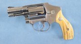 ***SOLD***Smith & Wesson Model 640-1 Revolver Chambered in .357 Magnum Caliber **Polished Stainless Steel - Faux Stag Grips** - 12 of 15