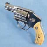 ***SOLD***Smith & Wesson Model 640-1 Revolver Chambered in .357 Magnum Caliber **Polished Stainless Steel - Faux Stag Grips** - 13 of 15