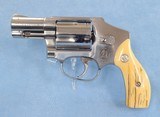 ***SOLD***Smith & Wesson Model 640-1 Revolver Chambered in .357 Magnum Caliber **Polished Stainless Steel - Faux Stag Grips** - 1 of 15