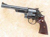 SOLD 1957 Factory Engraved Smith & Wesson .44 Magnum, Pre-Model 29 with 6 1/2 Inch Barrel, Factory Letter SOLD - 1 of 19