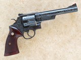 SOLD 1957 Factory Engraved Smith & Wesson .44 Magnum, Pre-Model 29 with 6 1/2 Inch Barrel, Factory Letter SOLD - 4 of 19