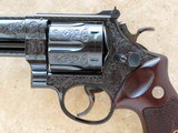 SOLD 1957 Factory Engraved Smith & Wesson .44 Magnum, Pre-Model 29 with 6 1/2 Inch Barrel, Factory Letter SOLD - 2 of 19