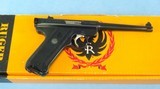 1992 Vintage Ruger Mark II .22LR Pistol w/ Box, Manual, Etc. ** FLAT MINT - Unfired - Original Box ** - 1 of 11