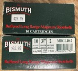 Bismuth 10 Gauge Shotshells 3 1/2