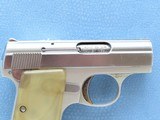 **SOLD** 1966 Vintage Browning Baby Lightweight Model .25 ACP Pistol
** Factory Chrome & Alloy Model ** - 6 of 13