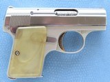 **SOLD** 1966 Vintage Browning Baby Lightweight Model .25 ACP Pistol
** Factory Chrome & Alloy Model ** - 4 of 13