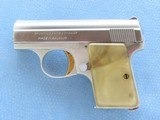 **SOLD** 1966 Vintage Browning Baby Lightweight Model .25 ACP Pistol
** Factory Chrome & Alloy Model ** - 1 of 13