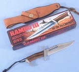 Rambo III Mini Bowie Knife by United Cutlery **Unused - New Old Stock - Gil Hibben Designed**