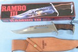 ***SOLD***Rambo III Bowie Fixed Blade Knife by United Cutlery **Unused - New Old Stock - Gil Hibben Designed** - 1 of 3