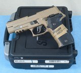 **SALE PENDING** Sig Sauer P226 Mk25 Semi Automatic Pistol Chambered in 9mm **Navy Seals Pistol - Desert Tan - Mint Condition - 3 Mags**