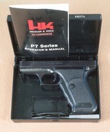 **SOLD**Heckler & Koch P7 PSP Semi Auto Pistol Chambered in 9mm **Very Nice Condition - Mfg 1983 - Box and Manual** - 1 of 13