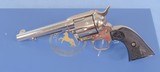 ** SOLD ** Colt Single Action Army Revolver 3rd Generation .357 Magnum **Nickel Finish - Mfg. 2007 W/ Desirable Removable Cylinder Bushing** - 1 of 12