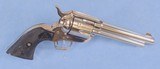 ** SOLD ** Colt Single Action Army Revolver 3rd Generation .357 Magnum **Nickel Finish - Mfg. 2007 W/ Desirable Removable Cylinder Bushing** - 3 of 12