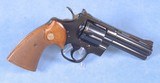***SOLD***Colt Python Double Action Revolver Chambered in .357 Magnum Caliber **Mfg 1965 - Very Good Condition - 4 inch blued** - 2 of 12