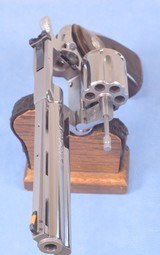 Colt Python Double Action Revolver Chambered in .357 Magnum Caliber **6 Inch vented Barrel - Stainless - Mfg 1987 - Beautiful Grips** - 7 of 12