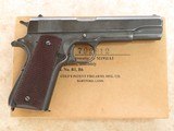 ** SOLD ** WW2 1943 Vintage U.S. Military Colt Model 1911A1 .45 ACP Pistol - 2 of 22