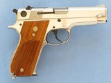 ***SOLD***Smith & Wesson Model 39, Cal. 9mm, Nickel Finished, 1976 Manufactured - 2 of 14
