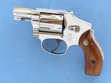 ** SOLD ** Smith & Wesson Model 40 Centennial, Cal. .38 Special, Nickel Finish - 2 of 13