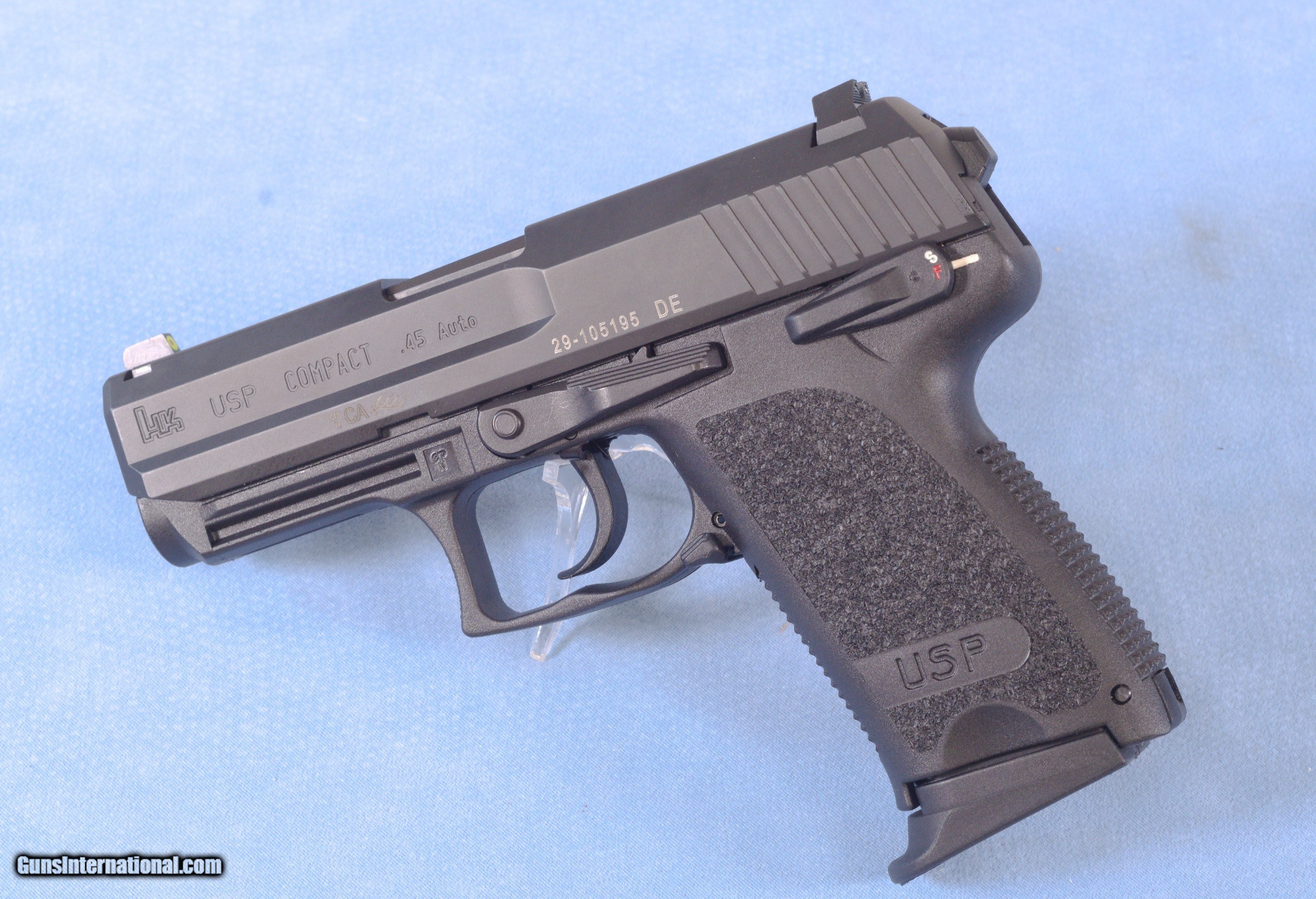 Heckler Koch Usp Compact Pistol Chambered In Auto Caliber Night Sights German Made