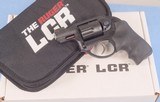 ** SOLD ** Ruger LCR Double Action Revolver in .357 Magnum Caliber **Great Condition - Novak's Red Fiber Optic Front Sight**