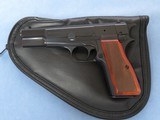 ** SOLD ** Browning Hi Power Belgian Made Cal. 9mm 1982 Vintage ** High Condition W/ Original Soft Pouch** - 1 of 23