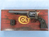 ** SOLD **
Colt New Frontier .22 Scout, MFG. 1984, Cal. .22 LR, 6 Inch Barrel ** Includes Factory Box and 22 Magnum Cylinder** - 1 of 22