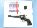 ** SOLD **
Colt New Frontier .22 Scout, MFG. 1984, Cal. .22 LR, 6 Inch Barrel ** Includes Factory Box and 22 Magnum Cylinder** - 2 of 22