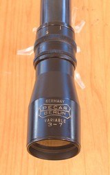 ** SOLD ** Vintage Pecar Berlin 3-7 Variable Scope **World Class Optics - 26mm Main Tube Diameter** - 8 of 13