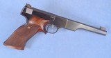 ** SOLD ** Colt Woodsman Bullseye Match Target Semi Auto Pistol in .22 Long Rifle **Lew Sanderson Grips - Correct Magazine Mfg 1939 - First Series** - 2 of 19