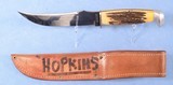 Case Model 523-6 Stag Handled Fixed Blade Knife with Leather Sheath **Mfg 1940-1965 - 2 of 13
