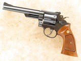 Smith & Wesson Model 53, Cal. .22 Rem. Jet with .22 LR Inserts, 6 Inch Barrel