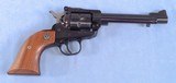 **SOLD**Ruger Convertible Single-Six Single Action Revolver Chambered in .22 LR/.22 Magnum **Mfg 1987 - 2 Cylinders - With Box** - 14 of 15