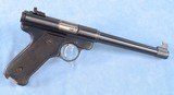 ** SOLD ** Ruger Mark I Target Pistol Chambered in .22 Long Rifle **Original Box and Paperwork - Adjustable Rear Sight** - 2 of 15