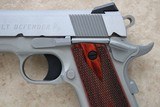 **SOLD**LNIB Colt Defender Lightweight Stainless Steel chambered in .45ACP w/ Slim Checkered Rosewood Grips ** Test-fired Only w/ Box ** - 4 of 16