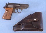 WW2 Walther PPK Semi Auto Pistol in .32 ACP Caliber **Eagle-C Acceptance Mark - Nazi Police - Mfg 1941** - 1 of 16