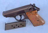 WW2 Walther PPK Semi Auto Pistol in .32 ACP Caliber **Eagle-C Acceptance Mark - Nazi Police - Mfg 1941** - 16 of 16