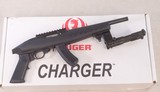 Ruger 10/22 Charger Semi Auto Pistol Chambered in .22 Long Rifle **Excellent Condition - Bipod and Box - Ready for an Optic**